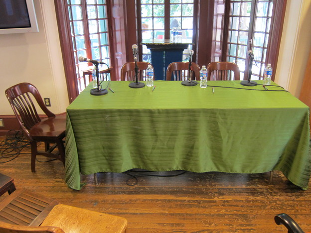 Table at Kelly Writers House
